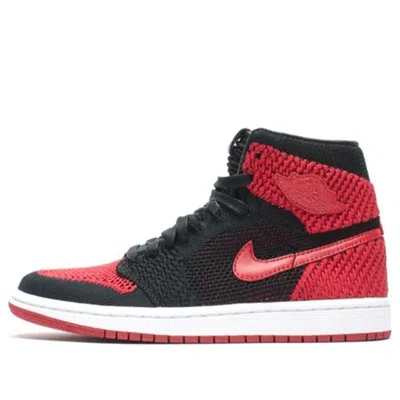 Air Jordan (gs)  1 Retro High Og Flyknit 'bred' In Multi