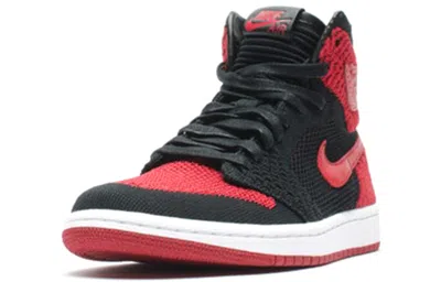 Air Jordan (gs)  1 Retro High Og Flyknit 'bred' In Multi