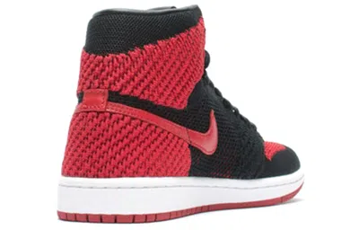 Air Jordan (gs)  1 Retro High Og Flyknit 'bred' In Multi