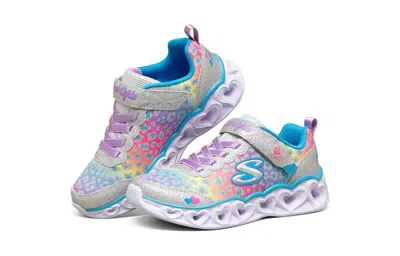 Skechers Heart Lights Low-top Running Shoes K Multi-color In Animal Print