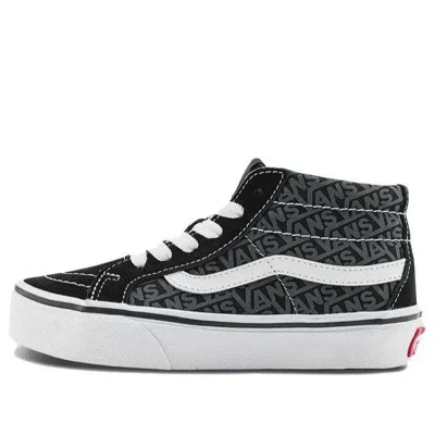 Vans (ps)  Sk8-mid Reissie Skate Shoes 'black Grey White'