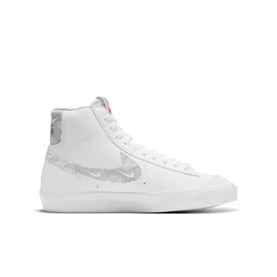 Nike (gs)  Blazer Mid '77 'white Logo Print'