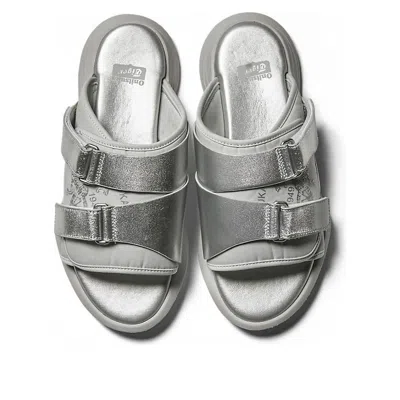 Onitsuka Tiger Ohbori Slider 2.0 'pure Silver Glacier Grey' In Gray