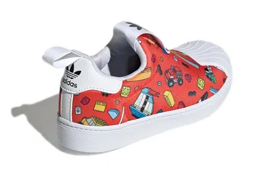 Adidas Originals (gs) Adidas Lego X Superstar 360 'all Over Print'