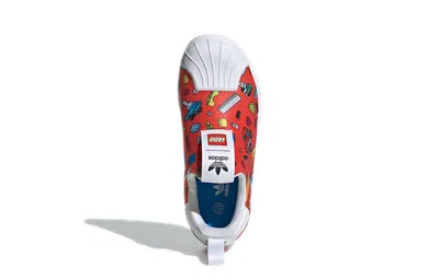 Adidas Originals (gs) Adidas Lego X Superstar 360 'all Over Print'