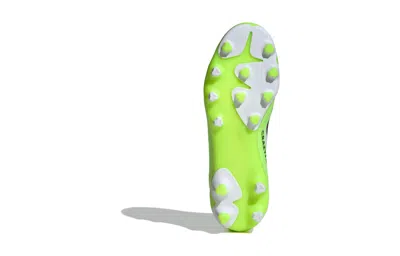 Adidas Originals (gs) Adidas X Crazyfast.3 Mg 'white Black Lucid Lemon' In Green