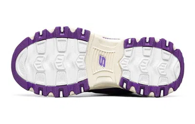Skechers (gs)  D'lites Boots 'white Purple'