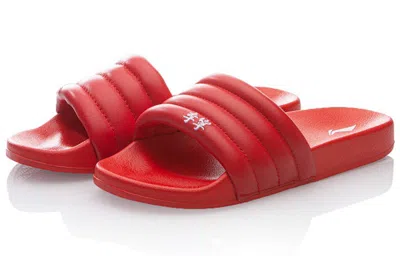 Li-ning Bubble Sports Slippers In Red