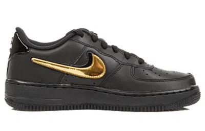 Nike (gs)  Air Force 1 Lv8 3 'removable Swoosh - Black'