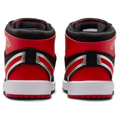Air Jordan (gs)  1 Mid Rm Easyon 'black White University Red'