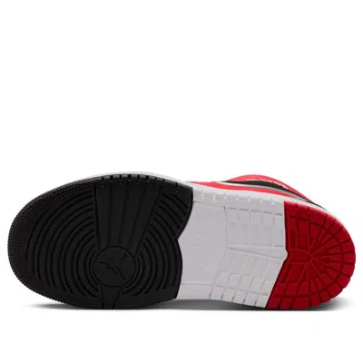 Air Jordan (gs)  1 Mid Rm Easyon 'black White University Red'