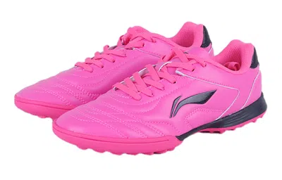 Li-ning (gs)  Training Soccer Shoes Tf 'pink Black'