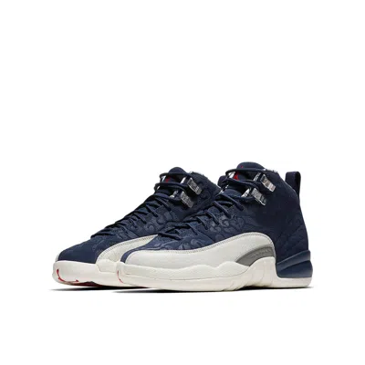 Air Jordan (gs)  12 Retro 'international Flight' In Blue