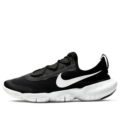 Nike (gs)  Free Rn 5.0 2020 'black White' In Multi