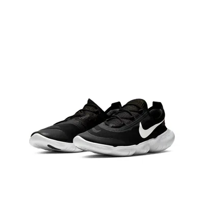 Nike (gs)  Free Rn 5.0 2020 'black White' In Multi