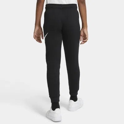 Nike (gs)  Logo Printing Bundle Feet Sports Pants/trousers/joggers Boy Black