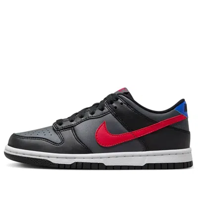 Nike (gs)  Dunk Low 'spider Man Black Red Blue'