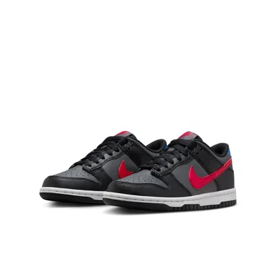 Nike (gs)  Dunk Low 'spider Man Black Red Blue'