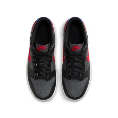 Nike (gs)  Dunk Low 'spider Man Black Red Blue'