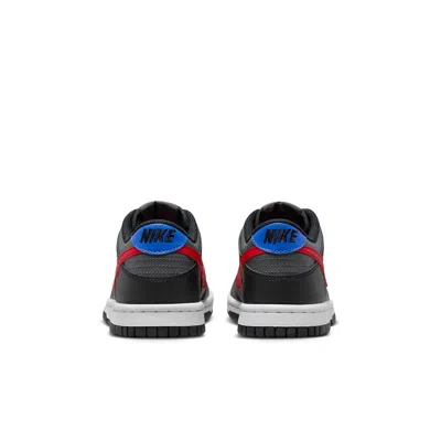 Nike (gs)  Dunk Low 'spider Man Black Red Blue'