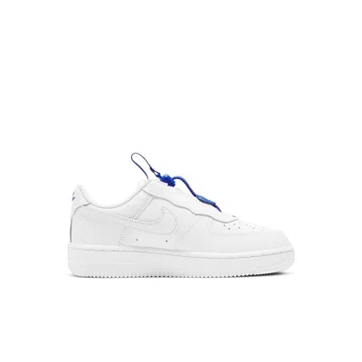 Nike (ps)  Force 1 Toggle 'white Hyper Royal' In Multi