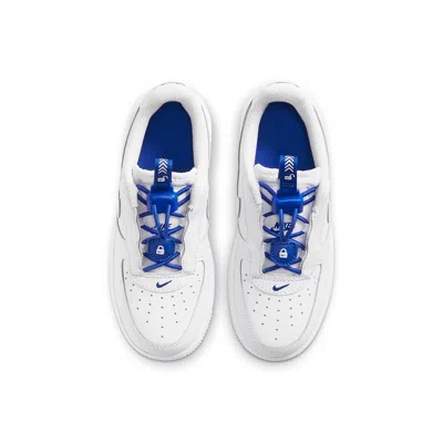 Nike (ps)  Force 1 Toggle 'white Hyper Royal' In Multi