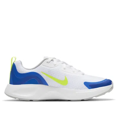 Nike (gs)  Wearallday 'white Green Royal Blue' In Multi