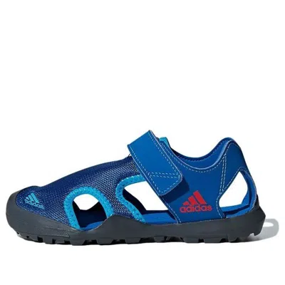 Adidas Originals (gs) Adidas Captain Toey K Outdoor Minimalistic Casual Sports Sandals Blue