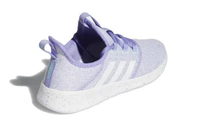 Adidas Originals (gs) Adidas Cloudfoam Pure Slip-on Shoes 'light Purple Speckled'