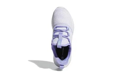 Adidas Originals (gs) Adidas Cloudfoam Pure Slip-on Shoes 'light Purple Speckled'