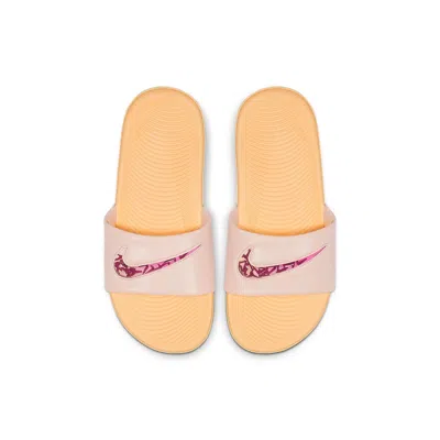 Nike (gs)  Kawa Sports Slippers Pink Orange 'pink'