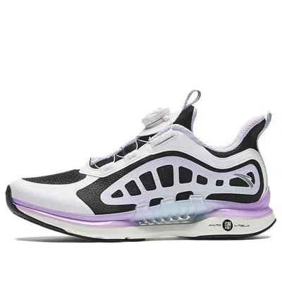 Anta (gs)  Running Series Sneakers 'black Purple White'