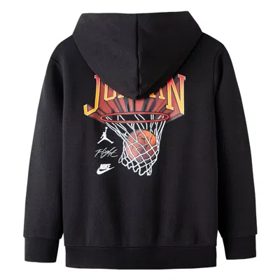 Air Jordan (ps)  Flight X Nike Pullover Hoodie 'black'
