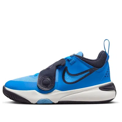 Nike (ps)  Team Hustle D 11 Lil Shoes 'light Photo Blue White University Blue' In Multi