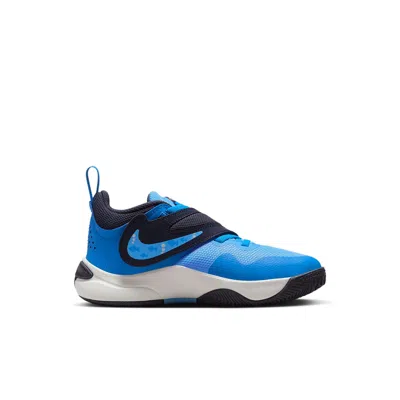Nike (ps)  Team Hustle D 11 Lil Shoes 'light Photo Blue White University Blue' In Multi