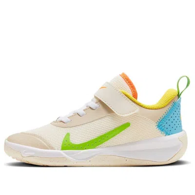 Nike (ps)  Omni Multi-court Shoes 'sail Total Orange'