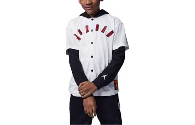 Air Jordan Flight Mvp Hoodie 'sail Black' In White