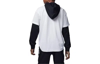 Air Jordan Flight Mvp Hoodie 'sail Black' In White