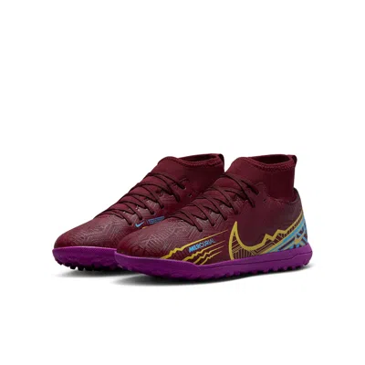 Nike (gs)  Mercurial Superfly 9 Club Km Tf Turf K 'red Purple'