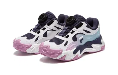 Fila (ps)  Boa Athletic Shoes 'white Pink Black' In Multi