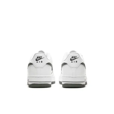 Nike (gs)  Air Force 1 Low 'white Iron Grey Swoosh'