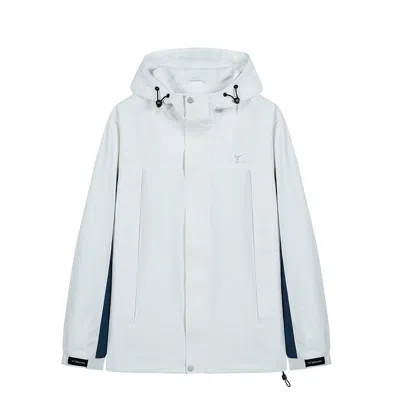 Mizuno Windbreaker Jacket 'grey' In White