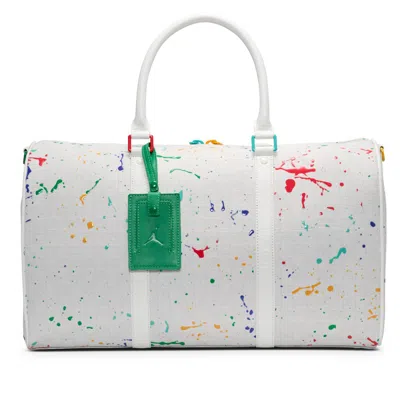 Air Jordan Monogram Duffle Bag 'multi-color' In White