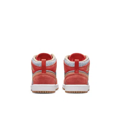 Air Jordan (ps)  1 Mid Se 'denim Red'