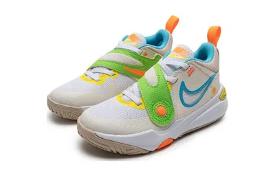 Nike (ps)  Team Hustle D 11 Shoes 'pale Ivory Sanddrift Baltic Blue' In Multi