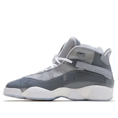 Air Jordan (gs)  6 Rings 'cool Grey White' In Gray