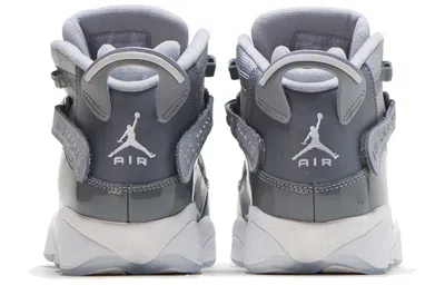 Air Jordan (gs)  6 Rings 'cool Grey White' In Gray