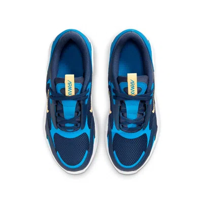 Nike (gs)  Air Max Bolt Breathable Non-slip Wear-resistant Low Tops Deep Blue In Multi