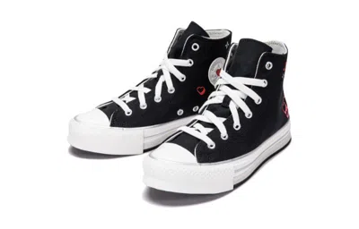 Converse (gs)  Chuck Taylor All Star Eva Lift Platform Y2k Heart High Top 'black'