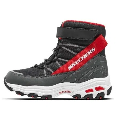 Skechers (gs)  D'lites Boots 'black Red'